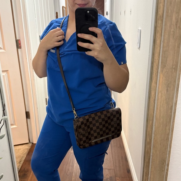 Louis Vuitton Hoxton PM Damier Crossbody Shoulder Bag Clutch - Picture 3 of 15